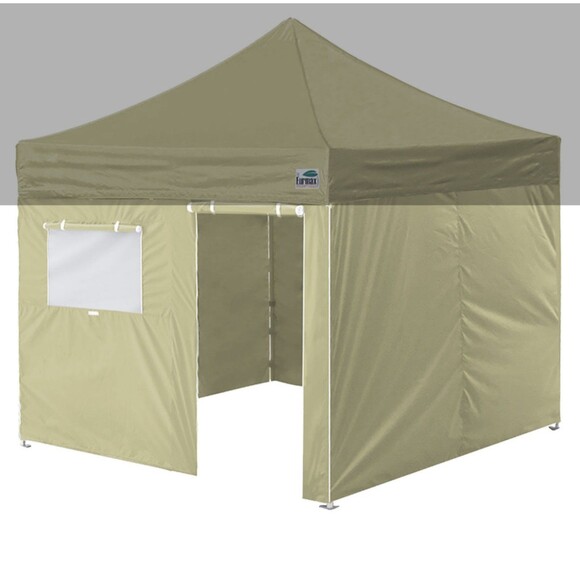Eurmax 10x10 Canopy Enclosure Wall Kit Beige - Picture 1 of 4